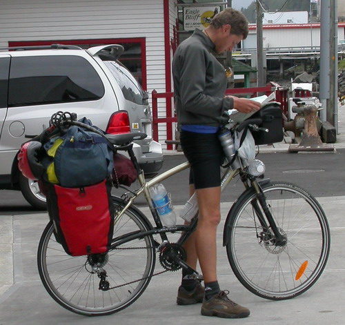 Bicyclist who rode from LA