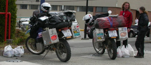 Long-distance motorcyclists