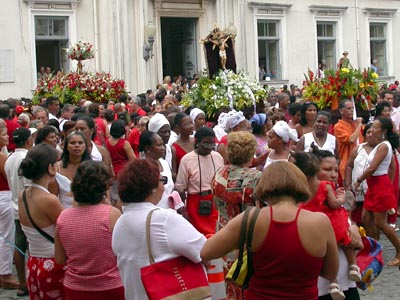 Santa Barbara procession