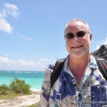 Philip at Tulum ruins.