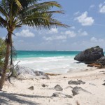 View from Tulum ruins.