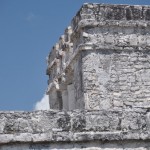 Carvings at Tulum.