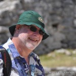 Philip enjoys the sights at Tulum.