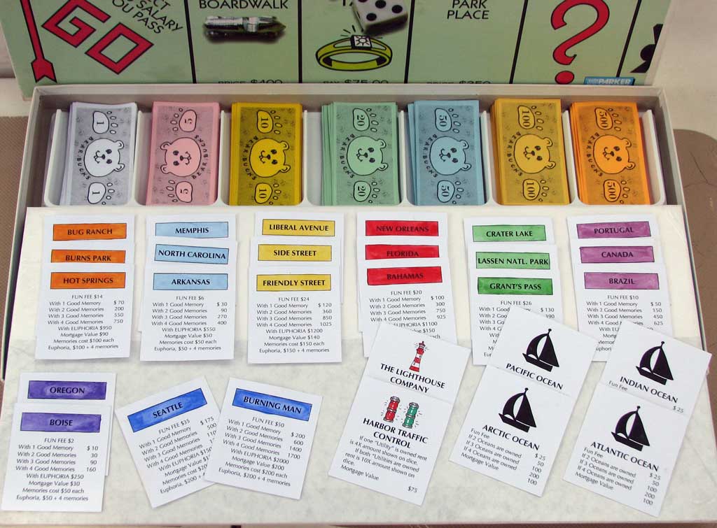 Monopoly Street Cards