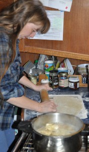 Margaret made some of the noodles, too.