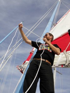 Barry, aboard Flutterby