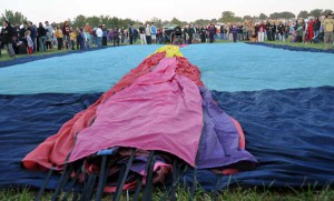 Watching a balloon unfold