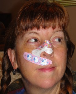 Meps with Hello Kitty bandaids