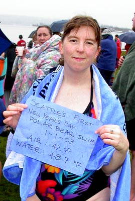 My first polar bear swim in 2003