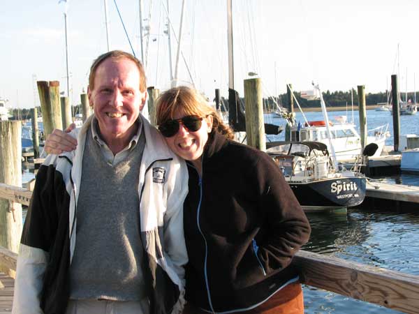 Stevie and me in Beaufort, North Carolina, 2008