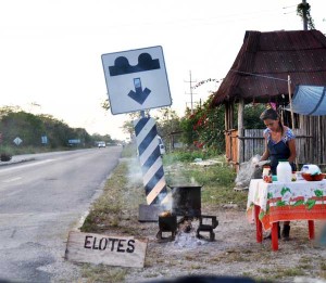 Mexican speed bump sign