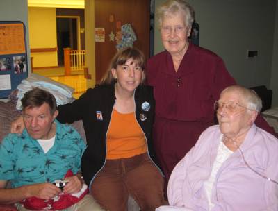 Hank and Margaret with Sisters Mary Pat and Mary Julia